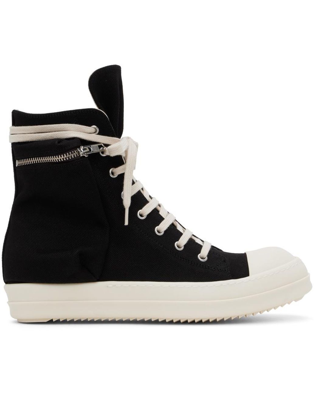 【RICK OWENS】ブラック Porterville Cargo Sneaks スニーカー Rick Owens Porterville Cargo Sneaks Sneakers in Black for