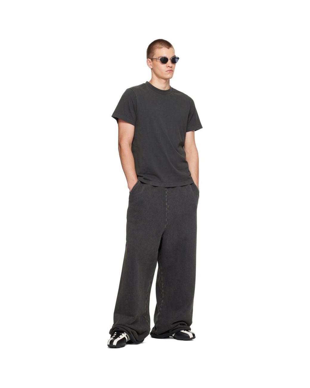 Entire studios Black Full Sweatpants for men