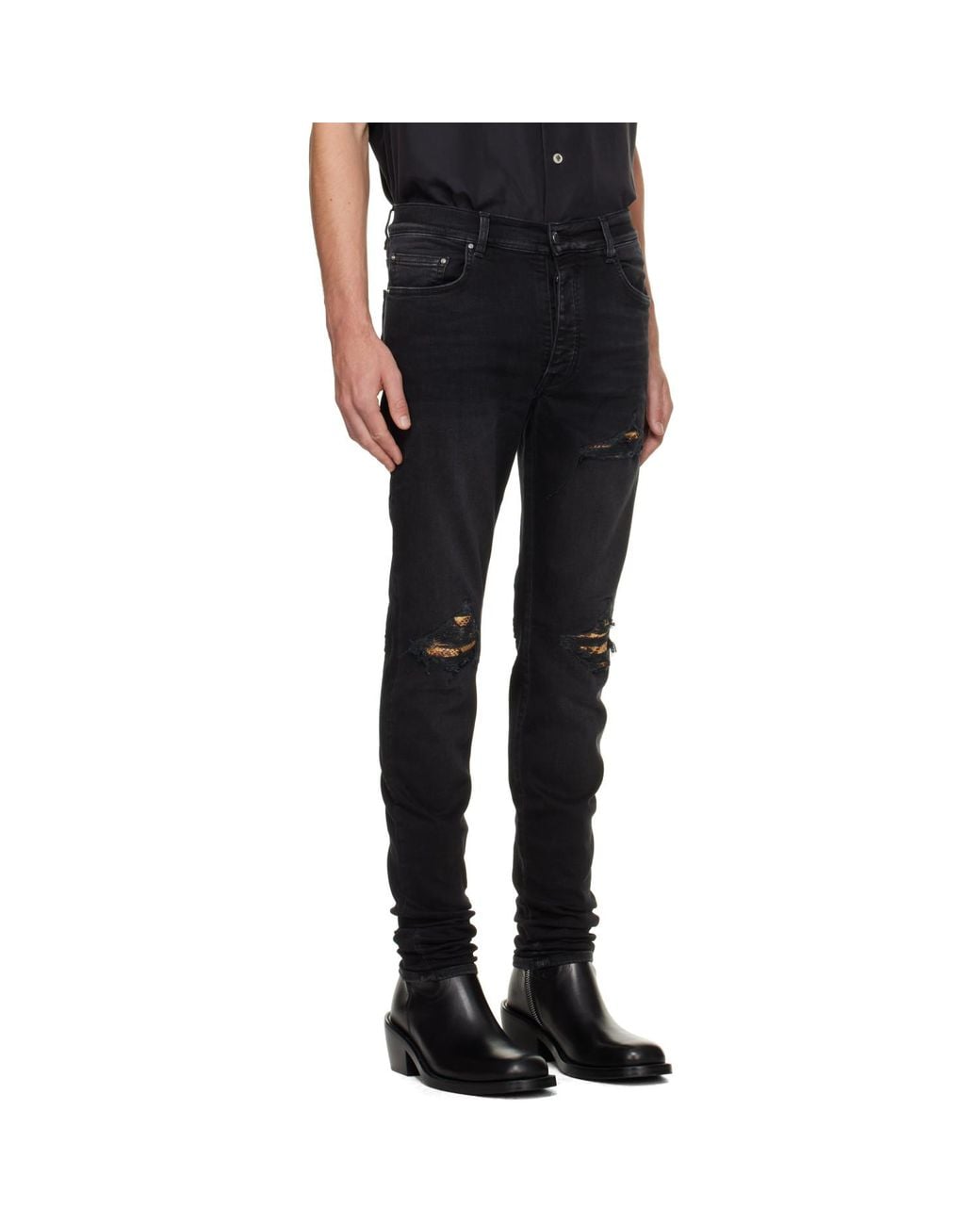 Amiri Black Skinny Jeans for men