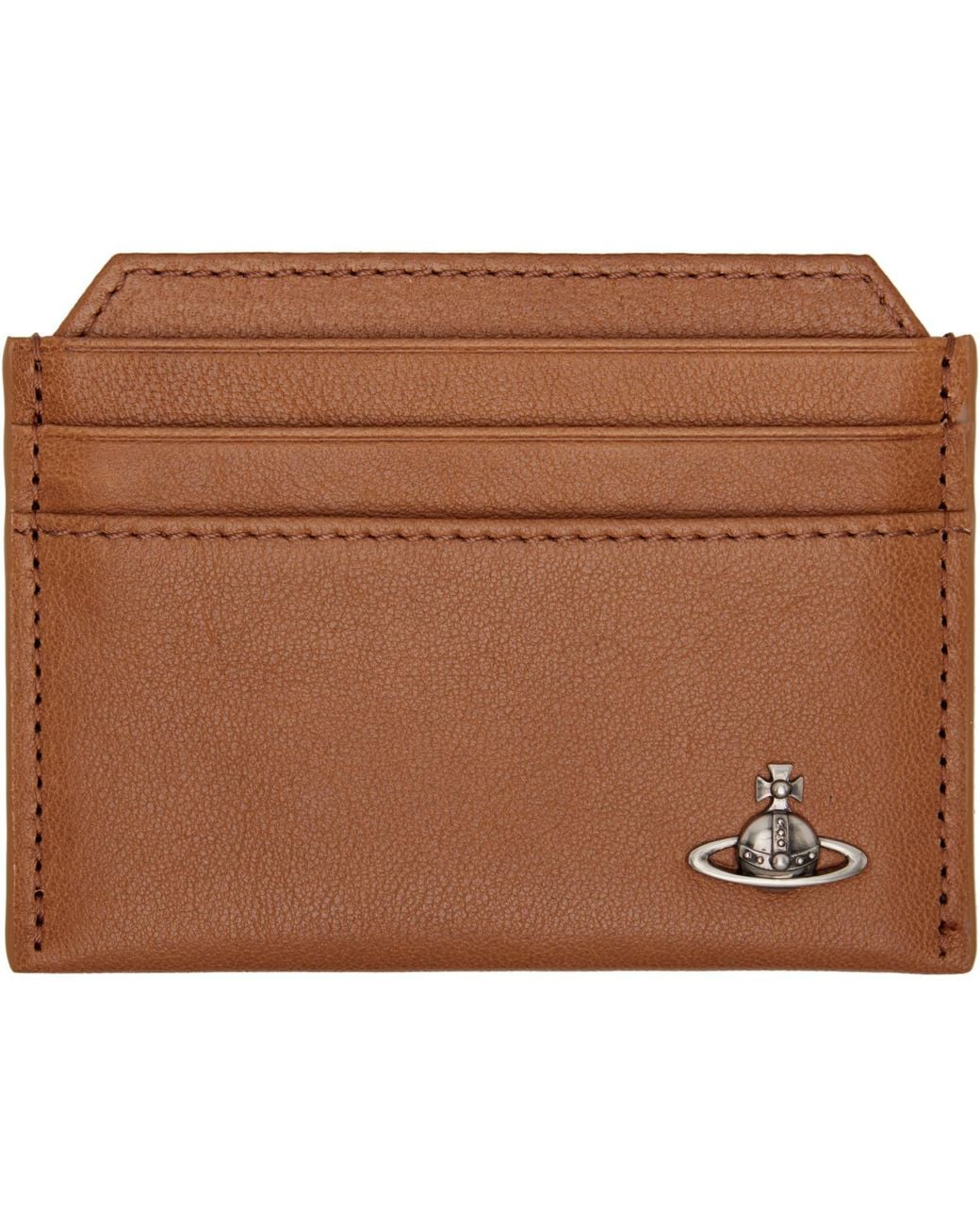 Vivienne Westwood Black Slim Card Holder for men