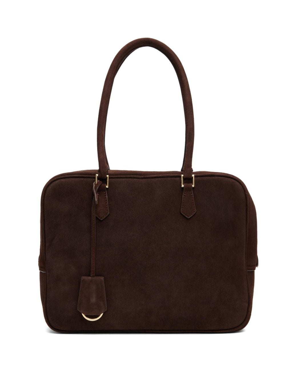 DUNST Brown Classic 28 Suede Bag