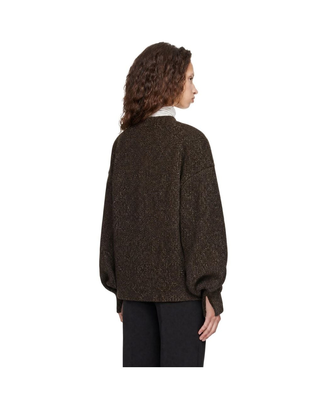 Cordera Brown Speckled Zip Jacket