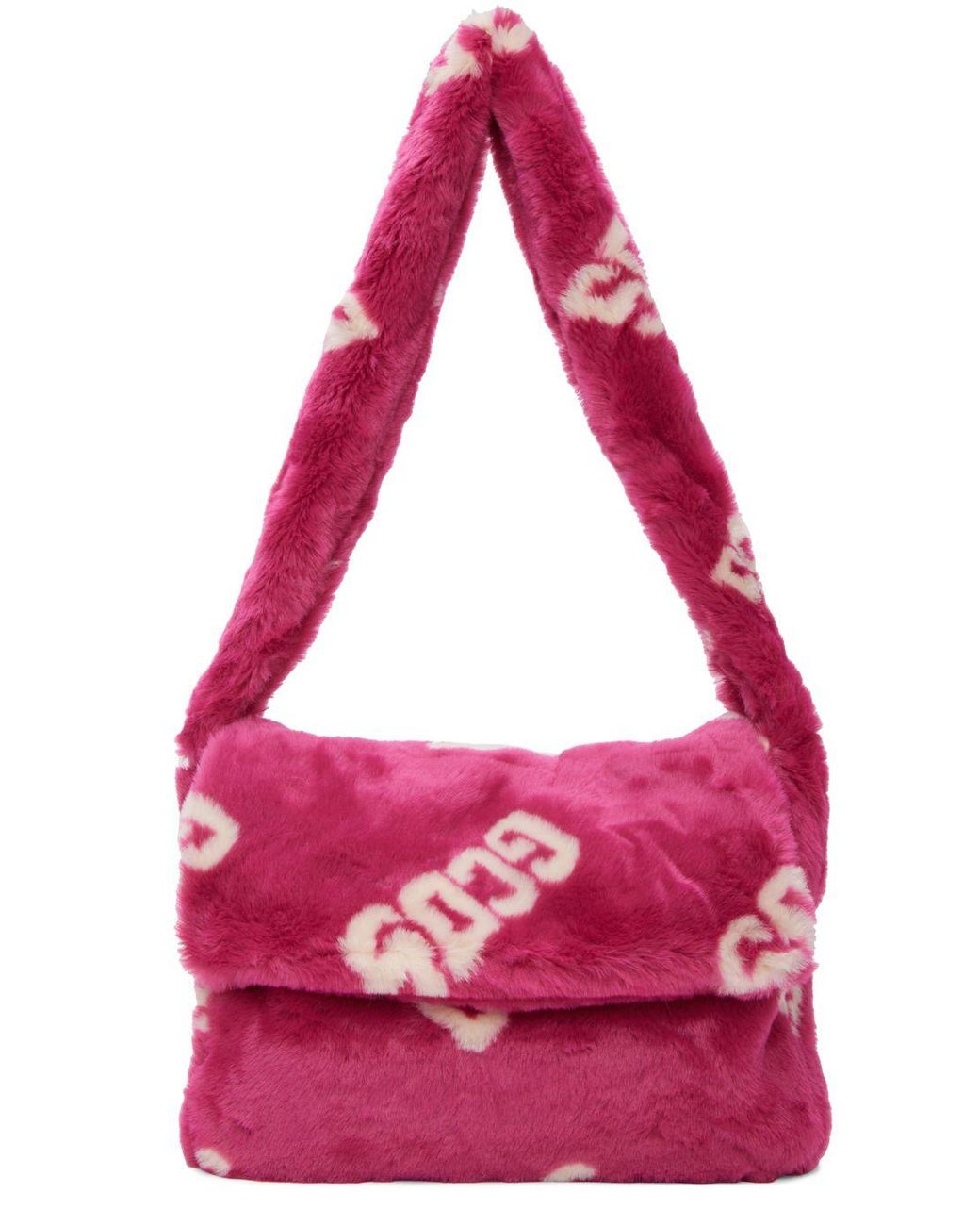 Gcds Fauxfur Bag in Red Lyst