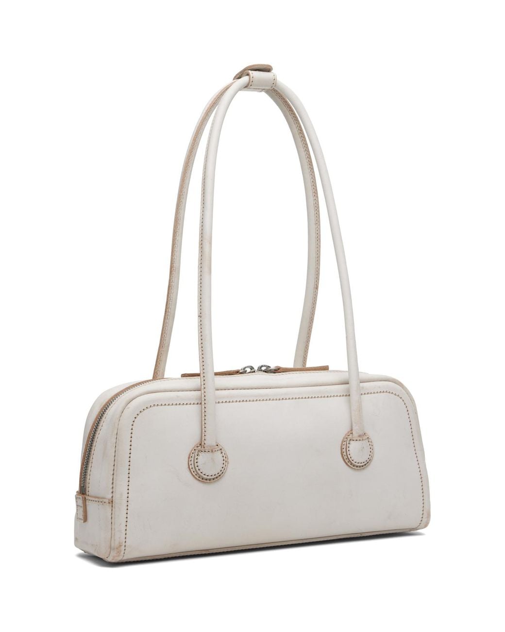 MARGE SHERWOOD Gray Soft Boston Ew Bag