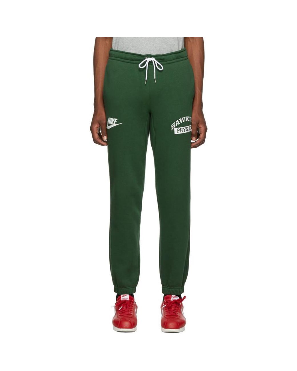 Nike Cotton Green Stranger Things Edition Hawkins High Sweatpants for Men |  Lyst