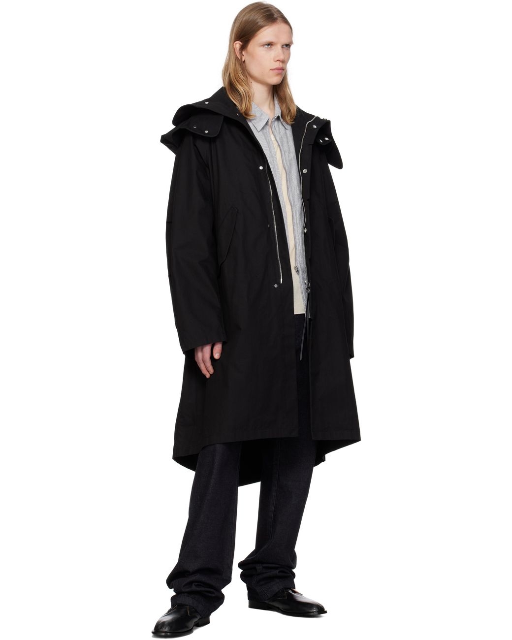 Post Archive Faction PAF 8.0 Center Rain Coat in Black for Men | Lyst