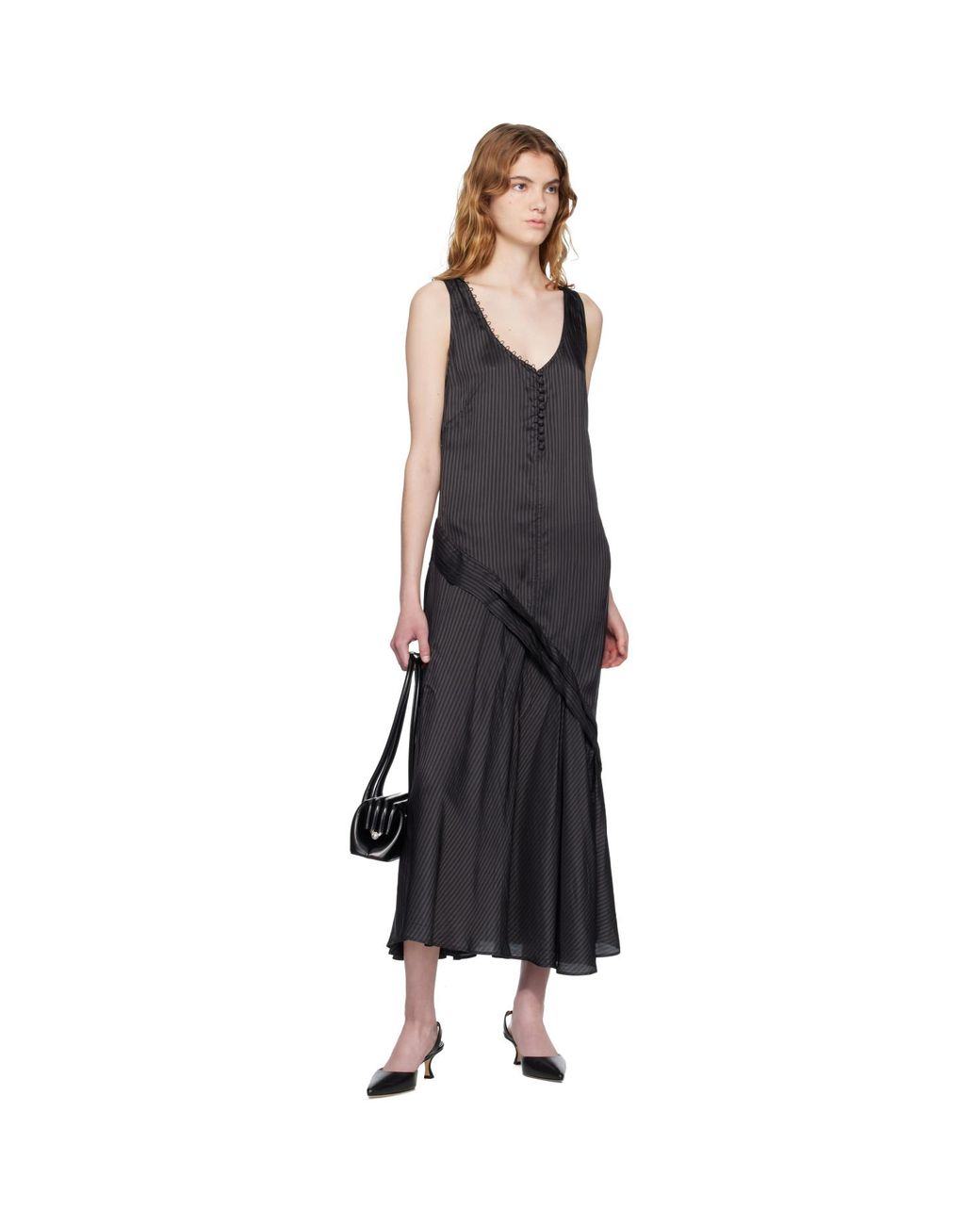 OSOI Black Boat Wide Mini Bag
