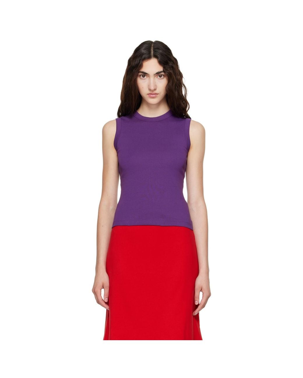 Flore Flore Red Esmé Tank Top