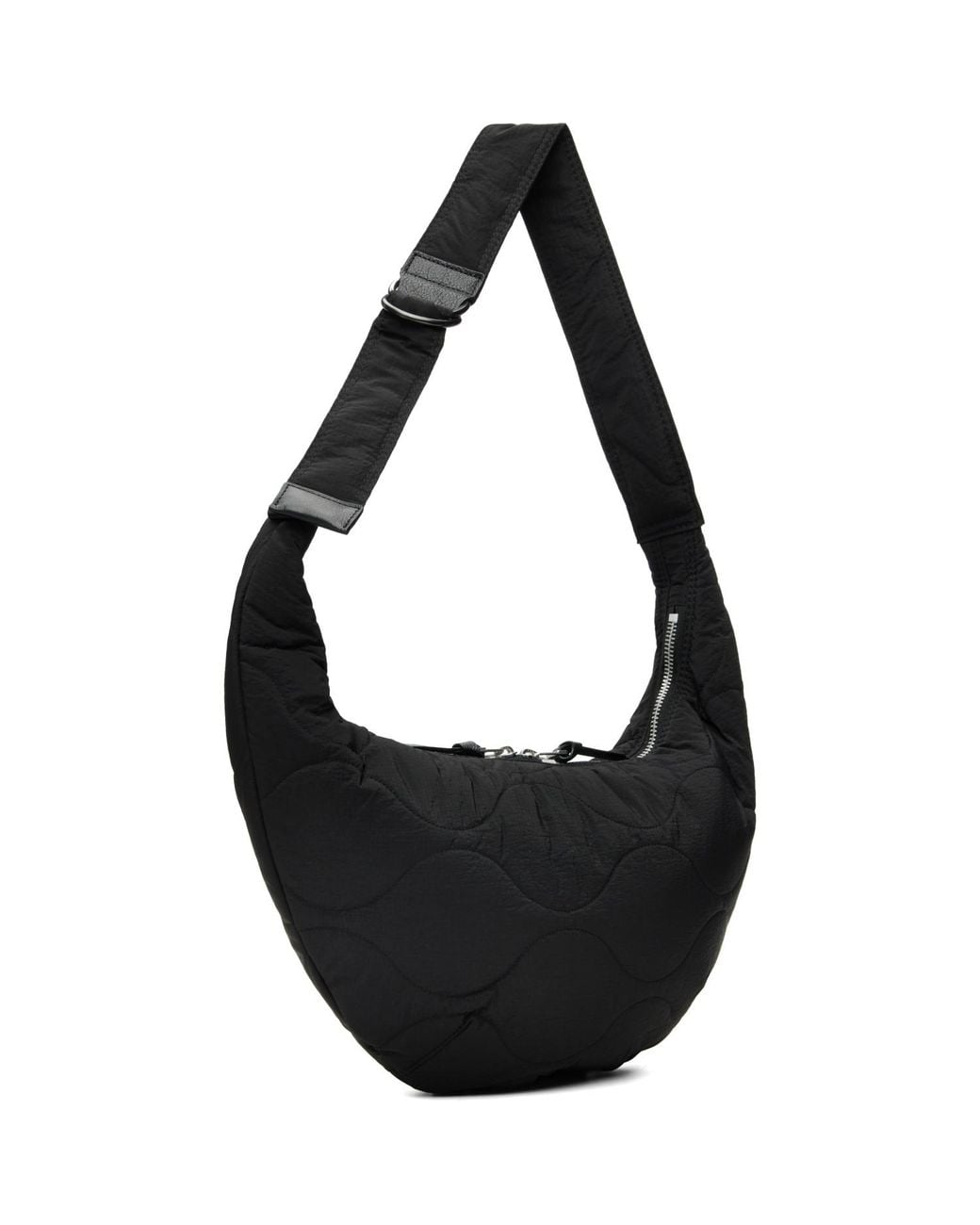 Comme des Garçons Black Nylon Ripstop Messenger Bag for men