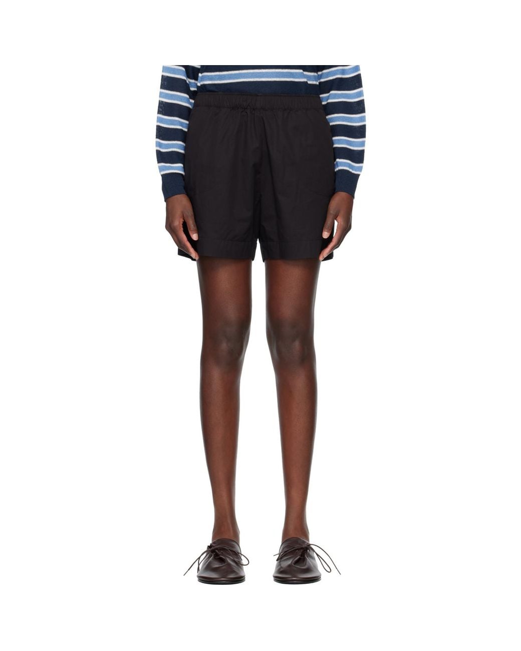 NOTHING WRITTEN Black Yaphi Shorts