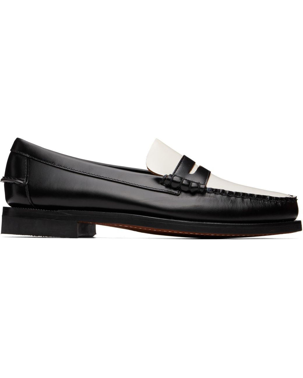 Sebago Black Classic Dan Loafers for men