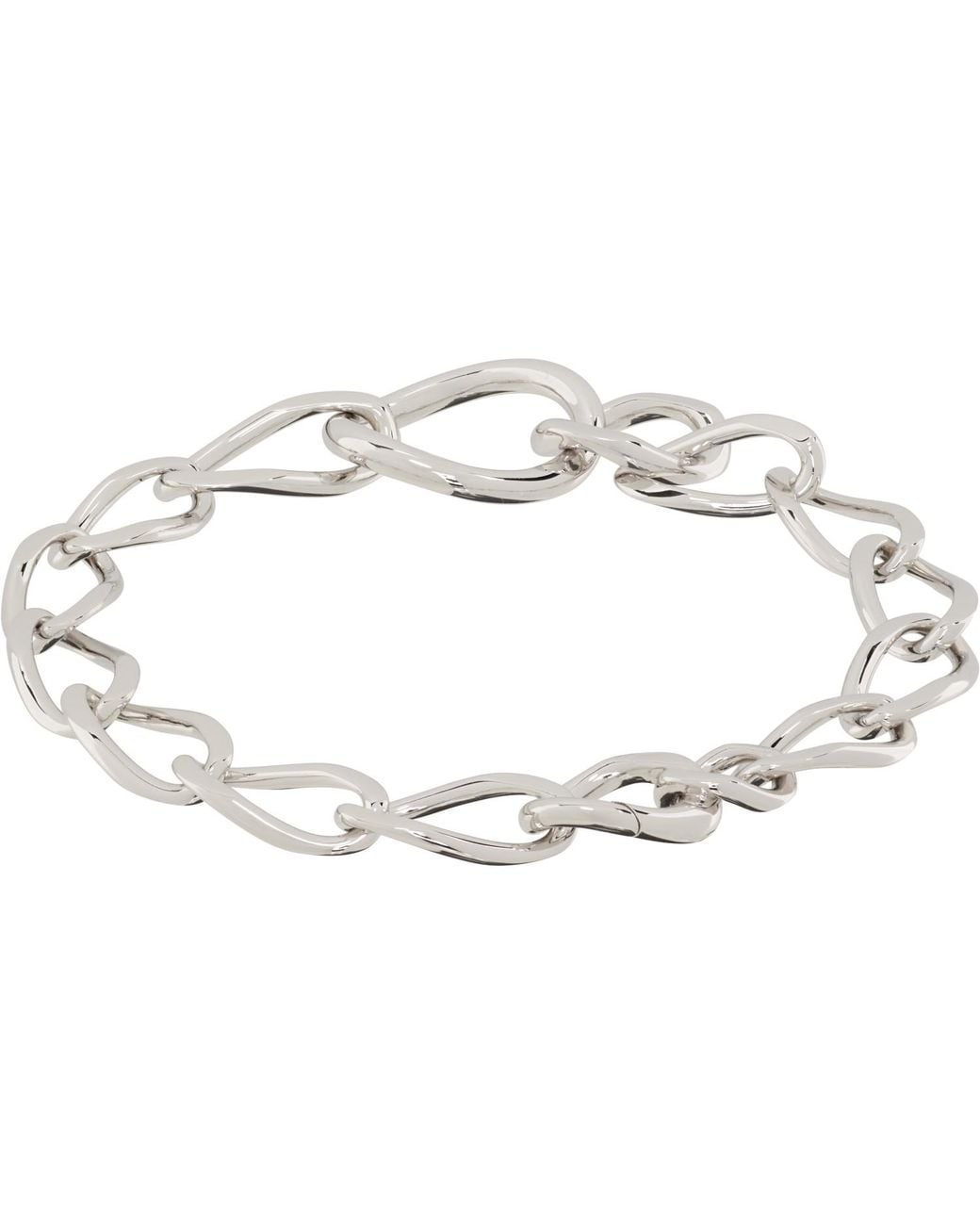 Tom Wood Metallic River Bracelet for men