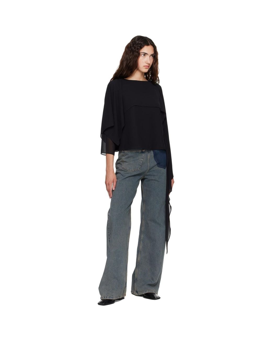 MM6 by Maison Margiela Blue Back-To-Back Jeans