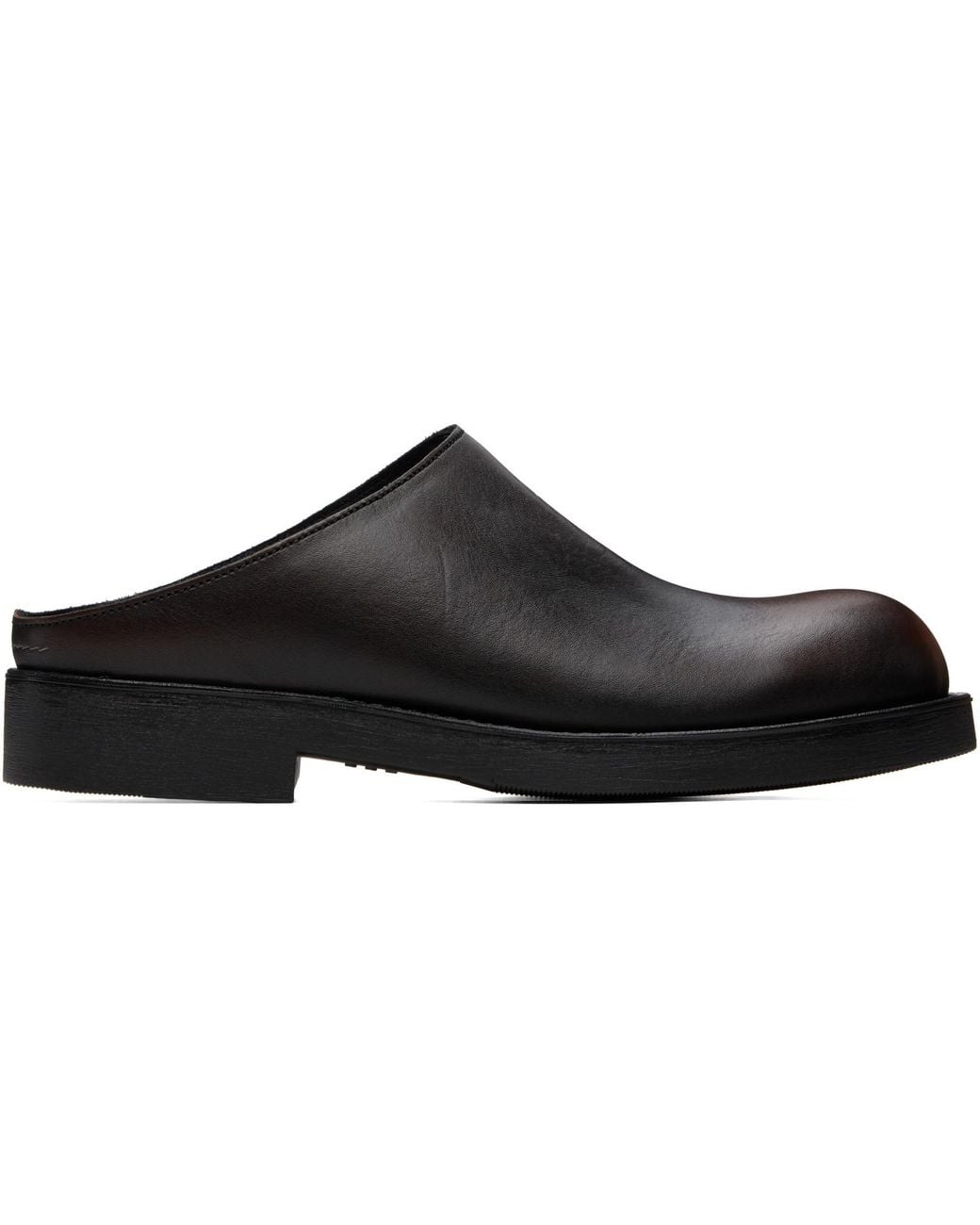 MM6 by Maison Margiela Black Slipper Loafers for men