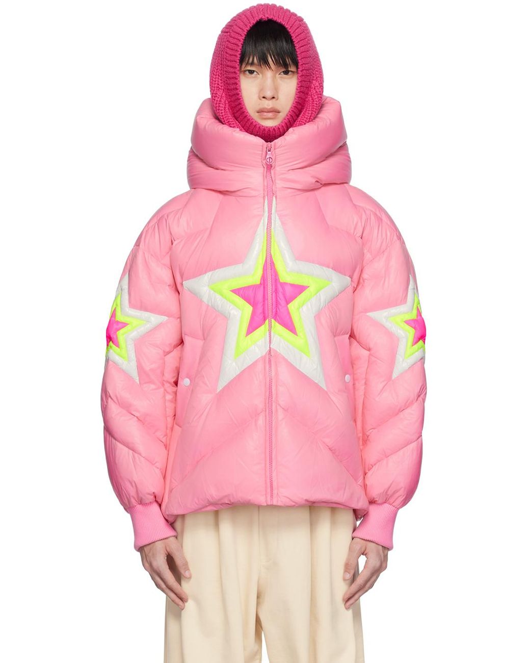 Chen Peng Rising Star Down Jacket in Pink for Men Lyst UK