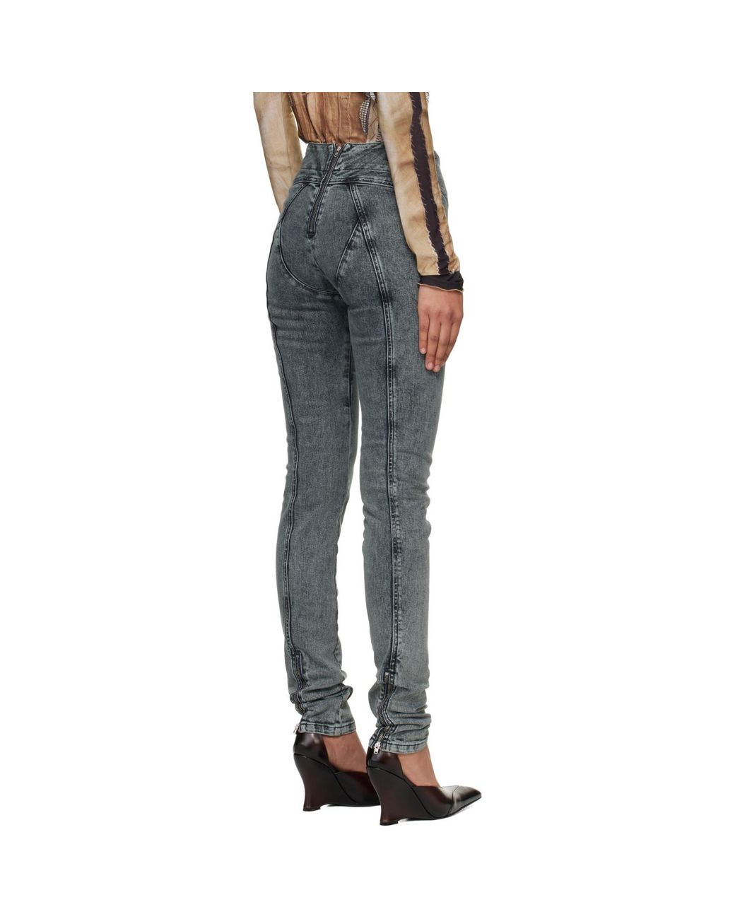 Jean Celest Gris KNWLS en coloris Black