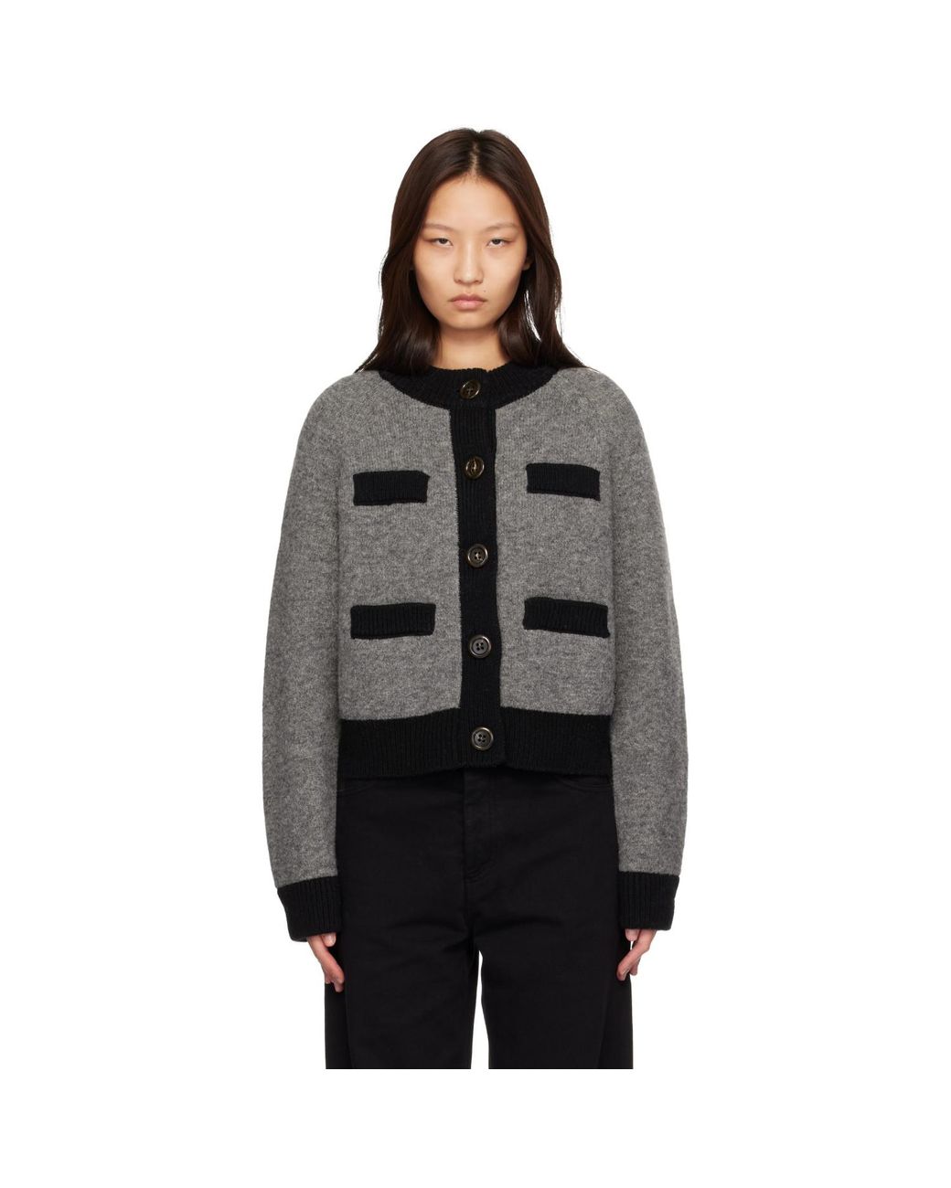 B.B. Wallace Gray Frida Cardigan