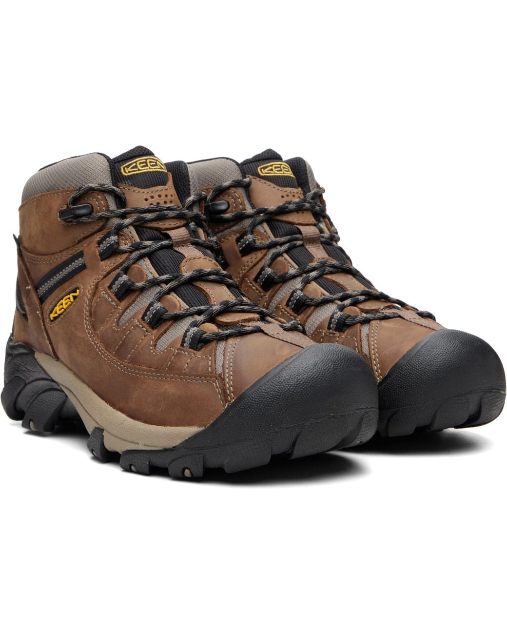 Keen Brown Targhee Ii Mid Waterproof Hiking Boots for men
