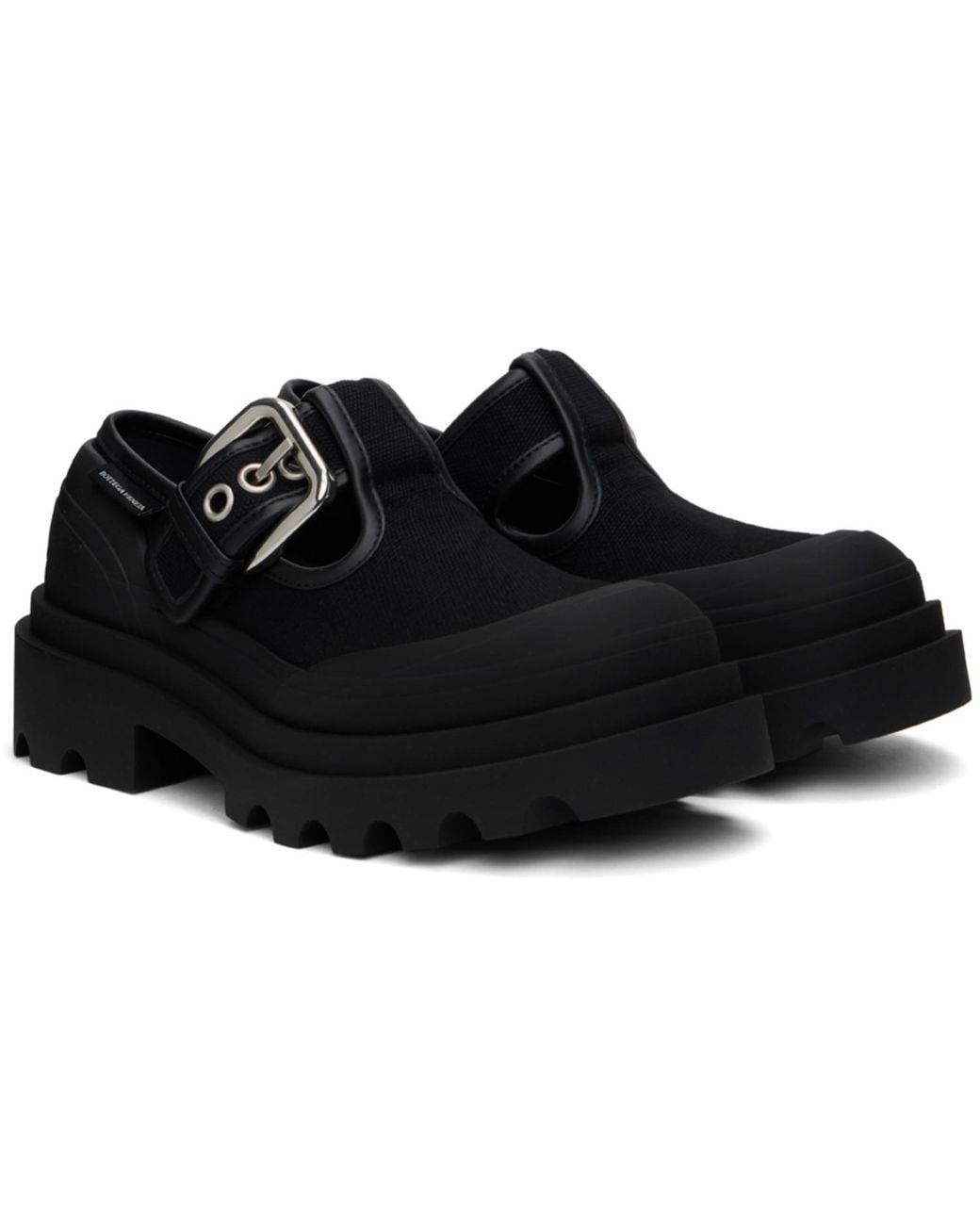 Bottega Veneta Black Trek Loafers for men