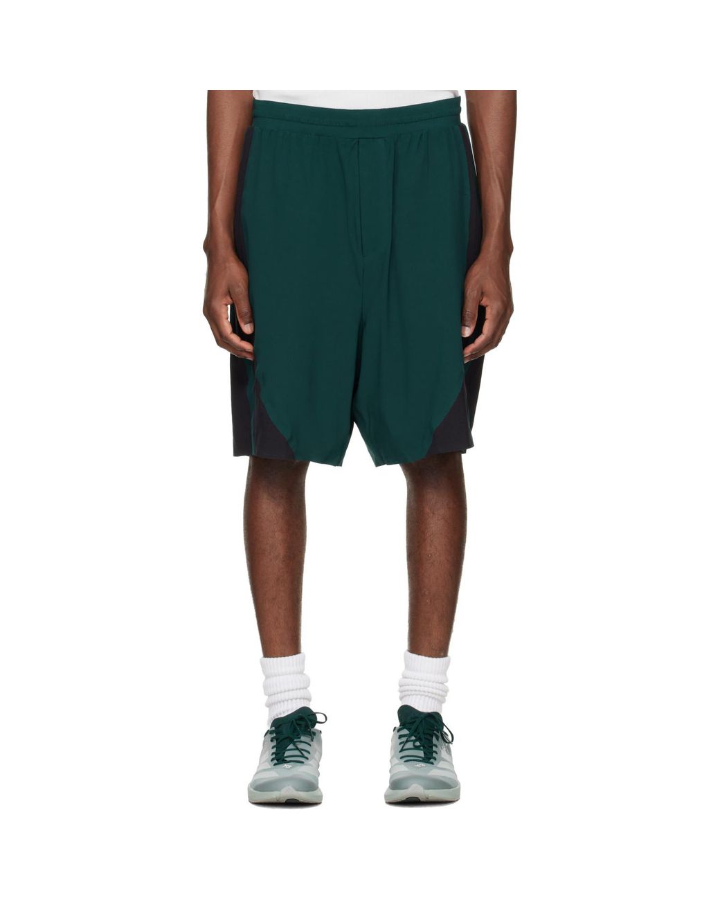 Y-3 Green Ultralight Woven Shorts for men