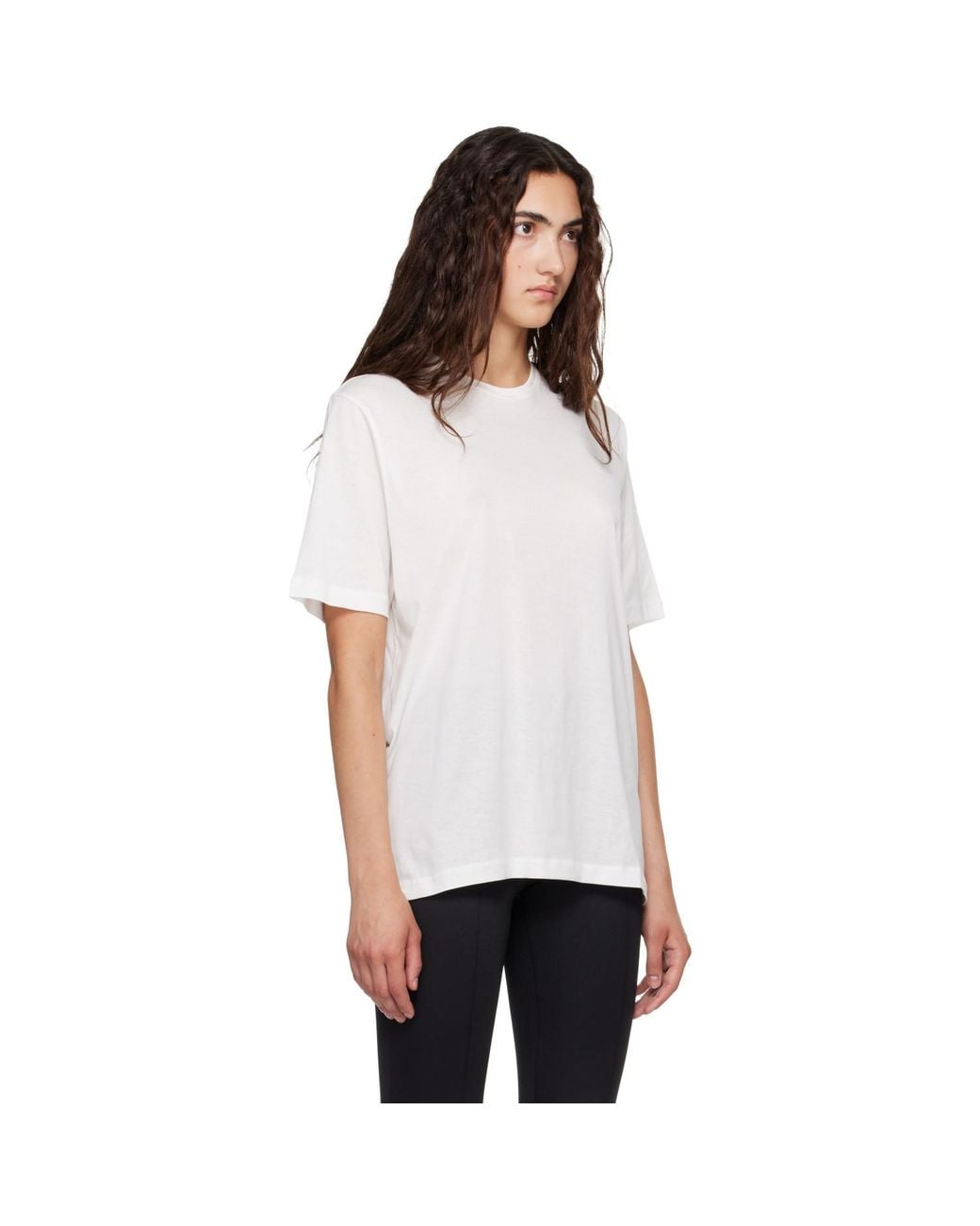 Frankie Shop White Harper Soft Organic T-Shirt