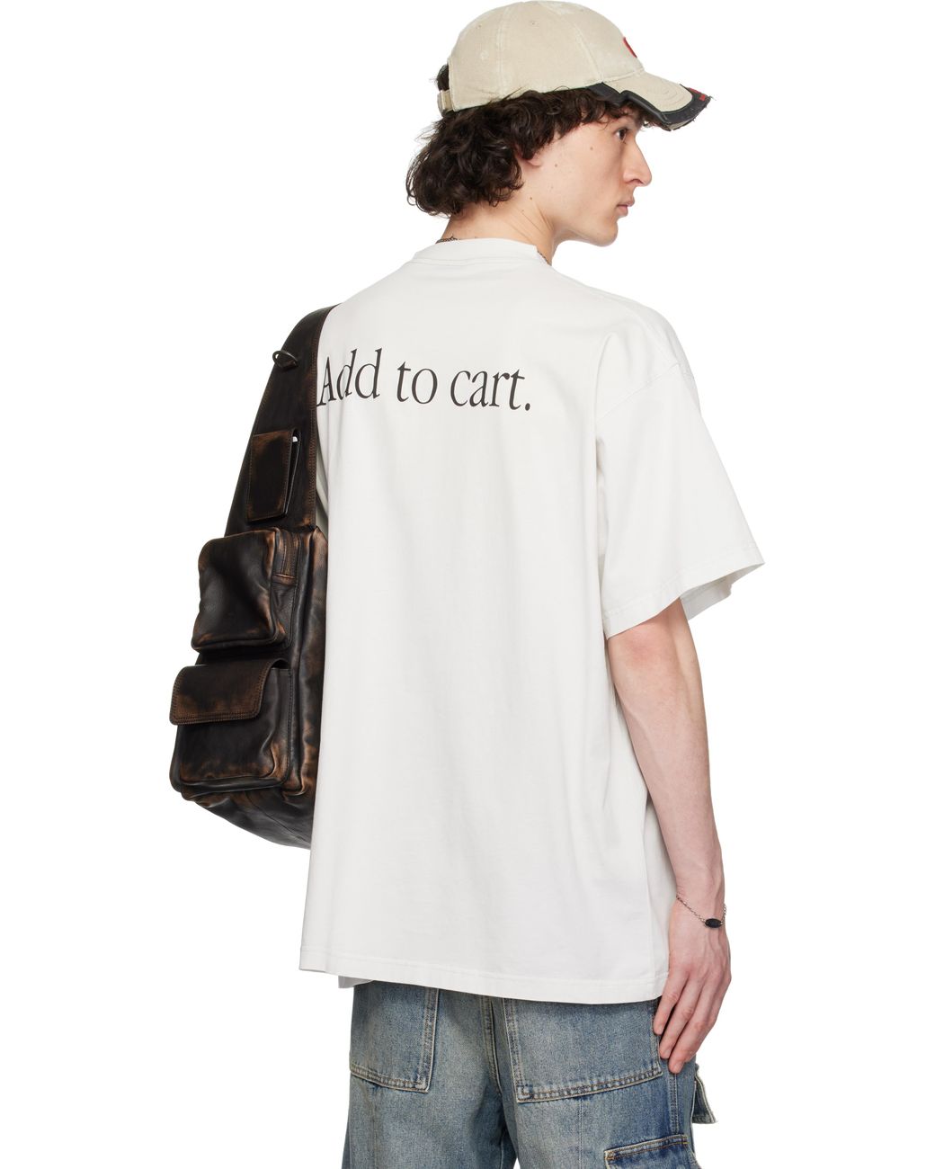 Balenciaga Off- 'Basketball Sneaker' Oversized T-Shirt in