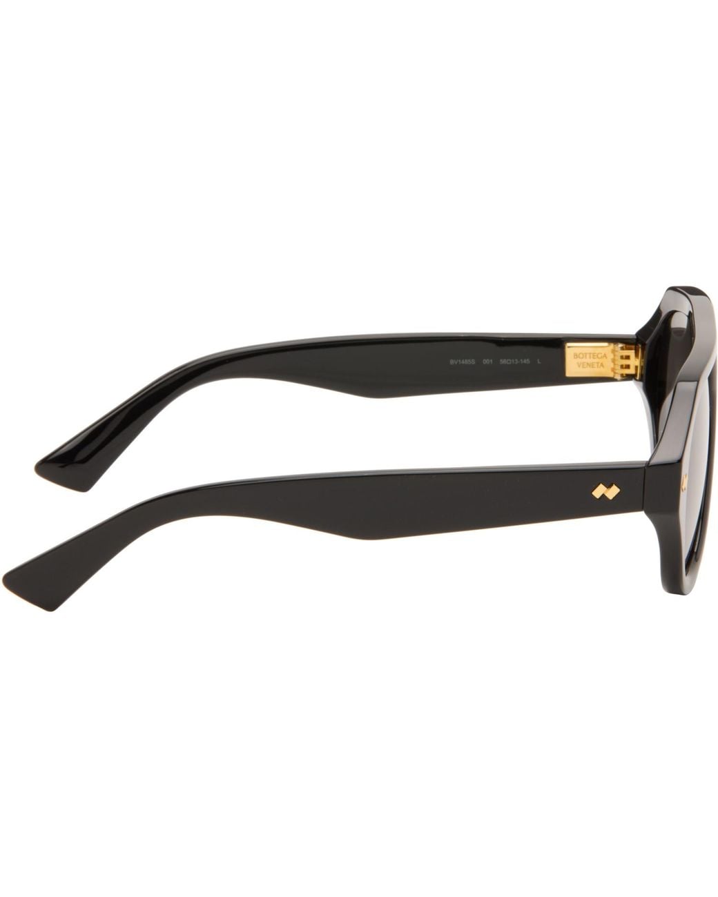 Bottega Veneta Gray Dizzy Aviator Sunglasses