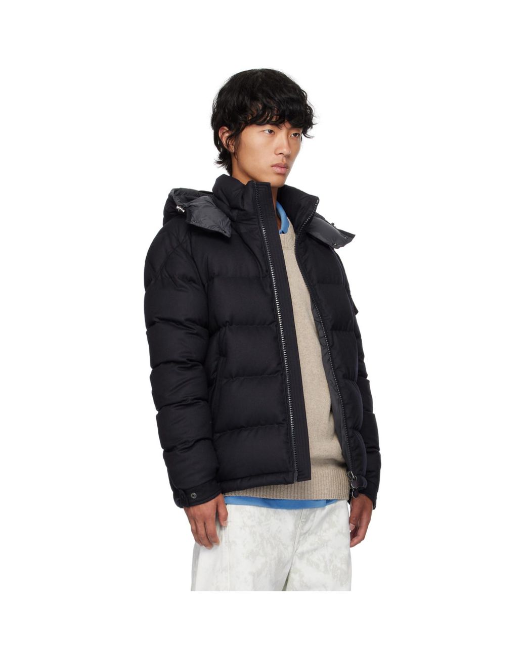 Moncler Black Montgenevre Down Jacket for men