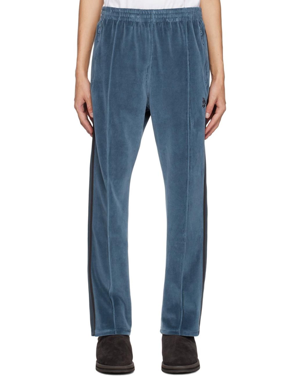 Needles Narrow Track Pants in Blue for Men | Lyst Canada