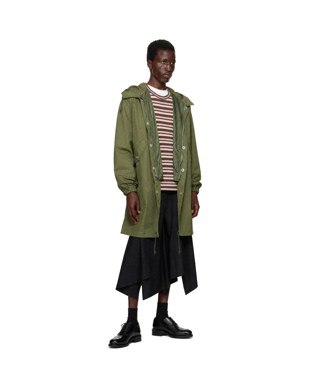 Comme des Garçons Black Gabardine Trousers for men