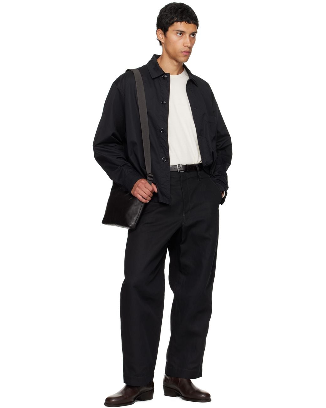 Lemaire Black Rail 25 Belt for men