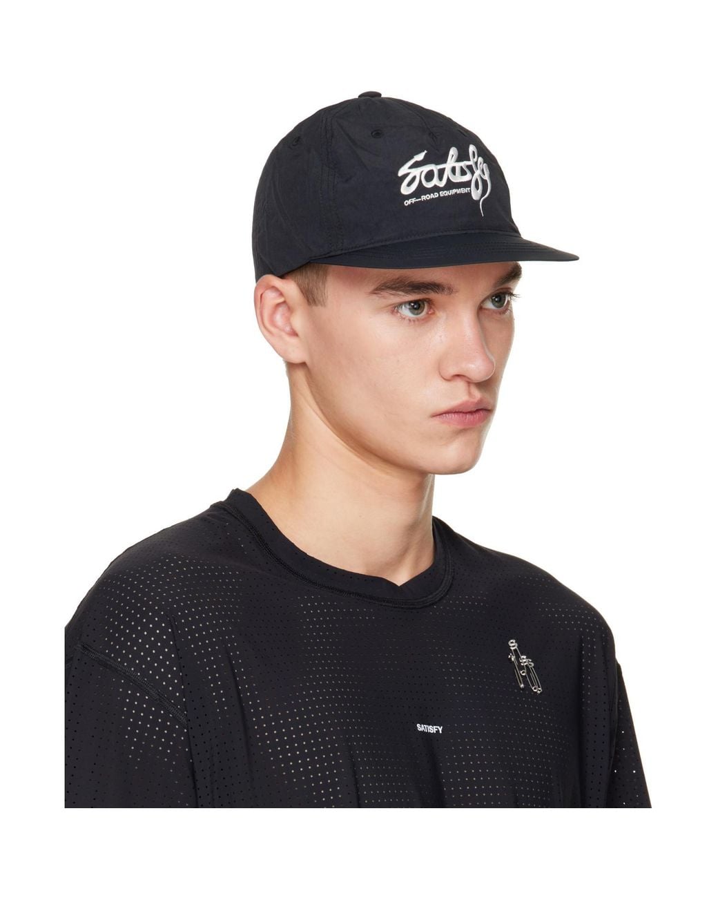 Satisfy Blue Flitesilk 5 Panel Pinch Cap for men