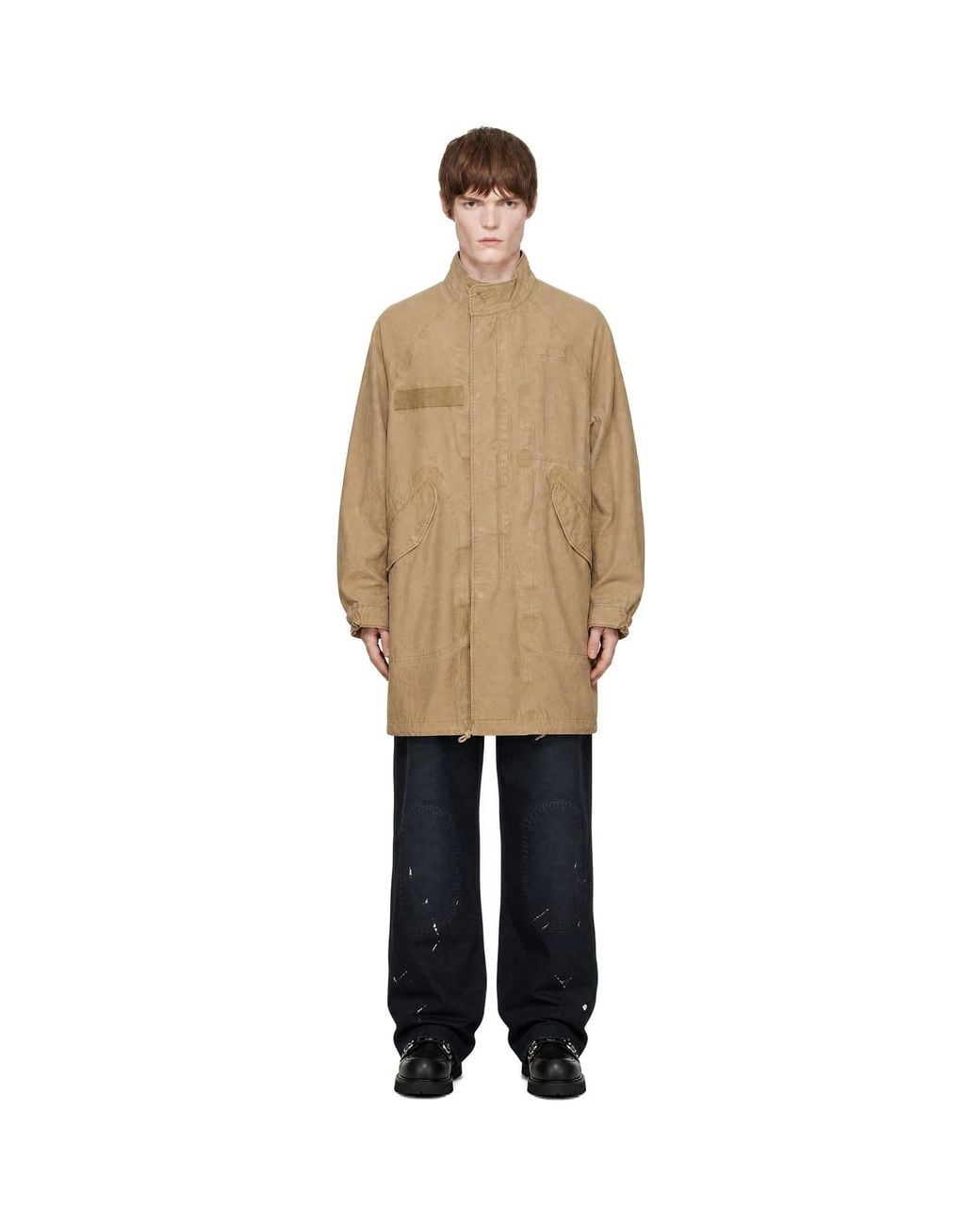 Visvim Natural Six Five Parka Coat for men