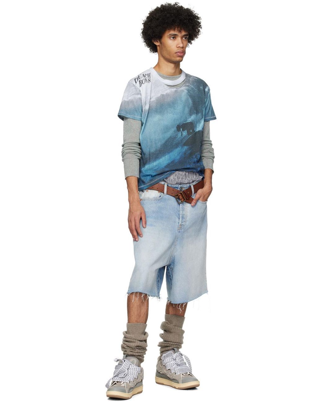 ERL & Gray Beach Boys T-shirt in Blue for Men | Lyst Canada