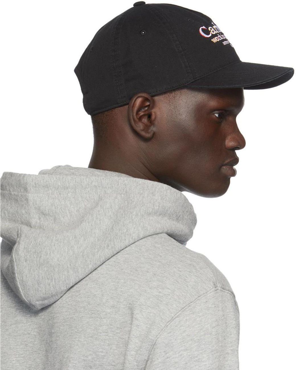 Cotton Black Commission Cap for Men 