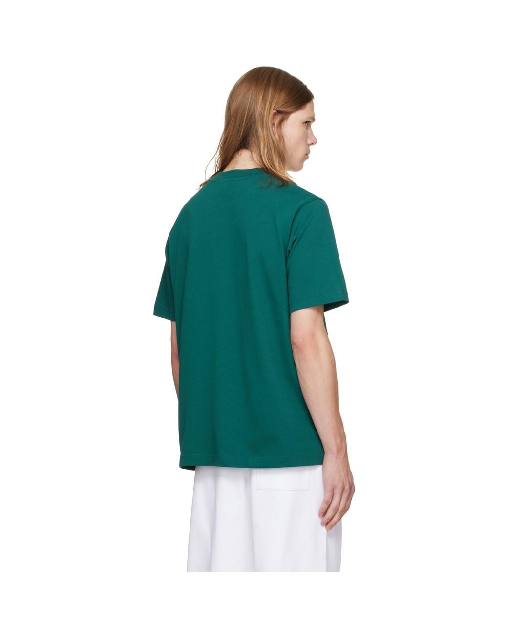 Casablanca Green Tennis Club Icon Short Sleeve T‑Shirt for men