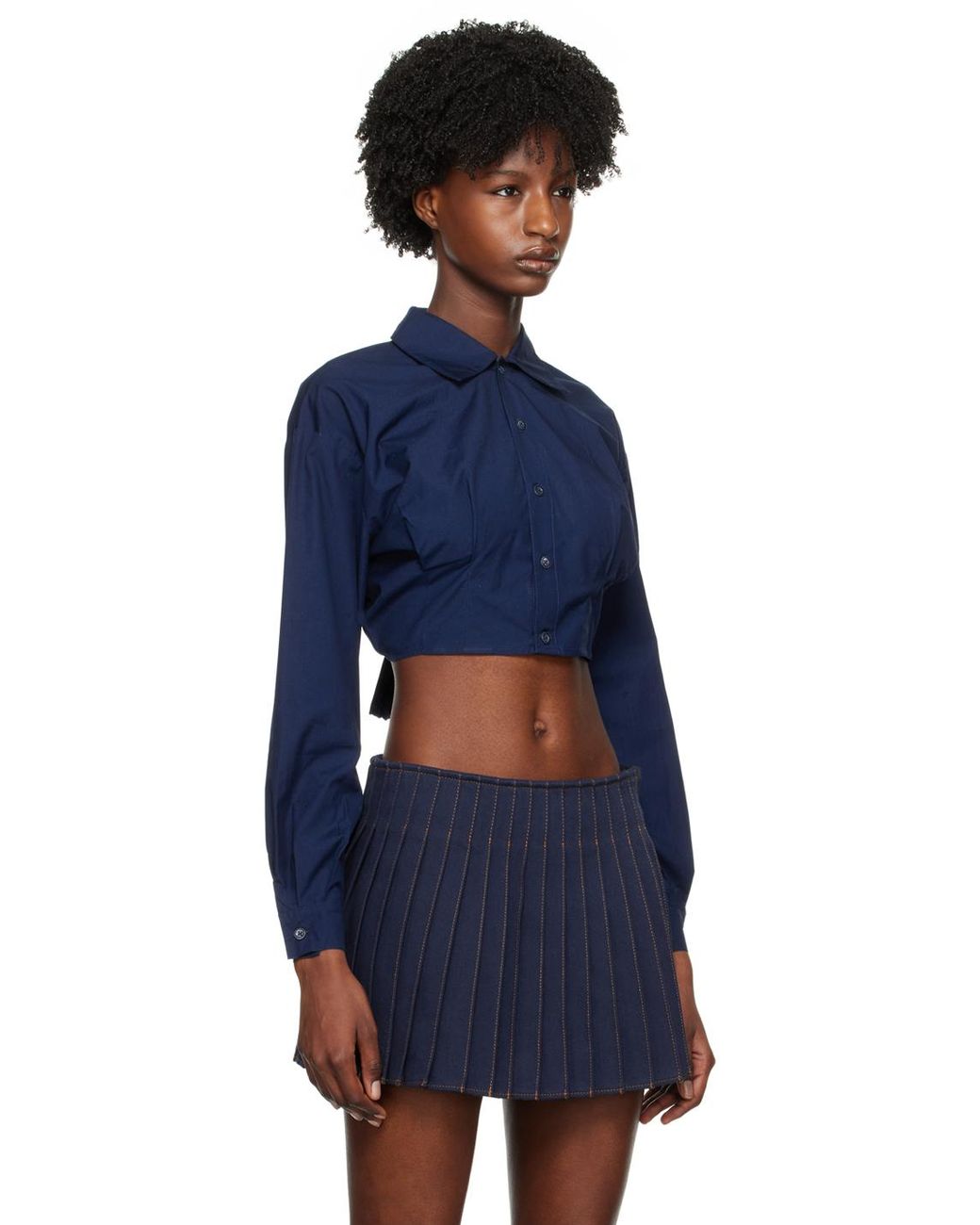 AMI Ssense Exclusive Blue Shirt