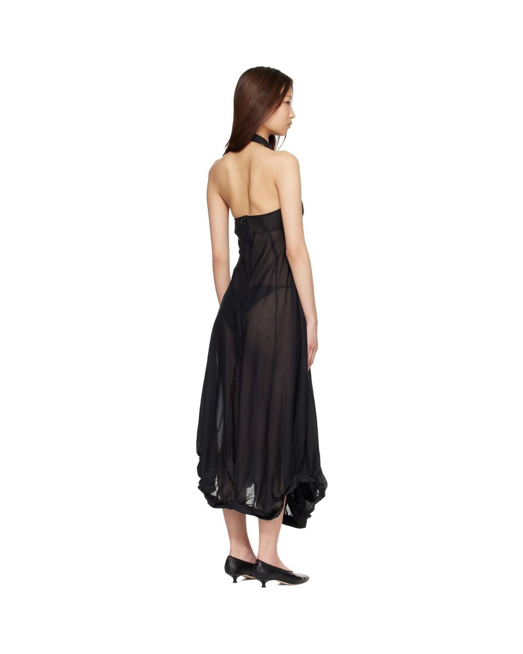 GIMAGUAS Black Bomba Maxi Dress