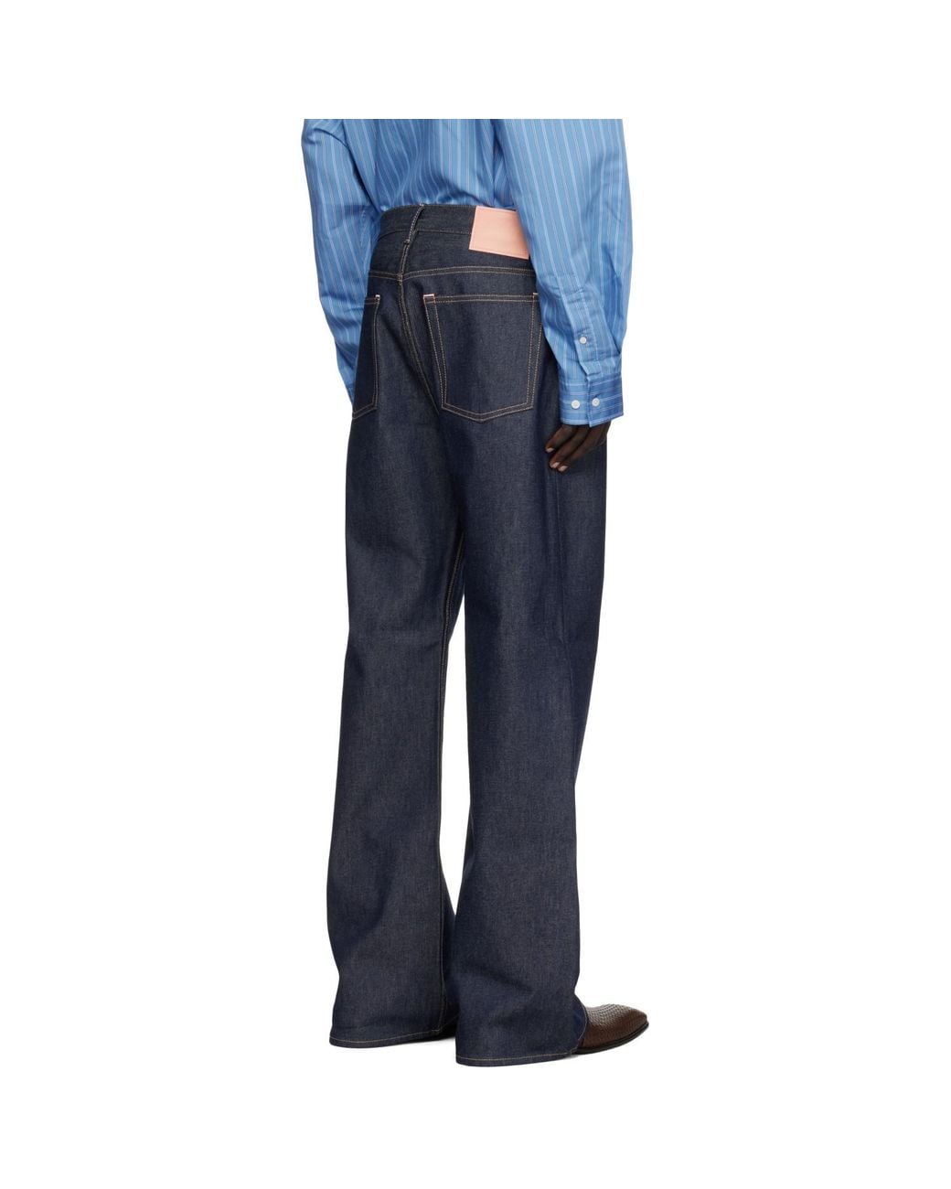 Acne Blue Regular Fit 2021M Jeans for men