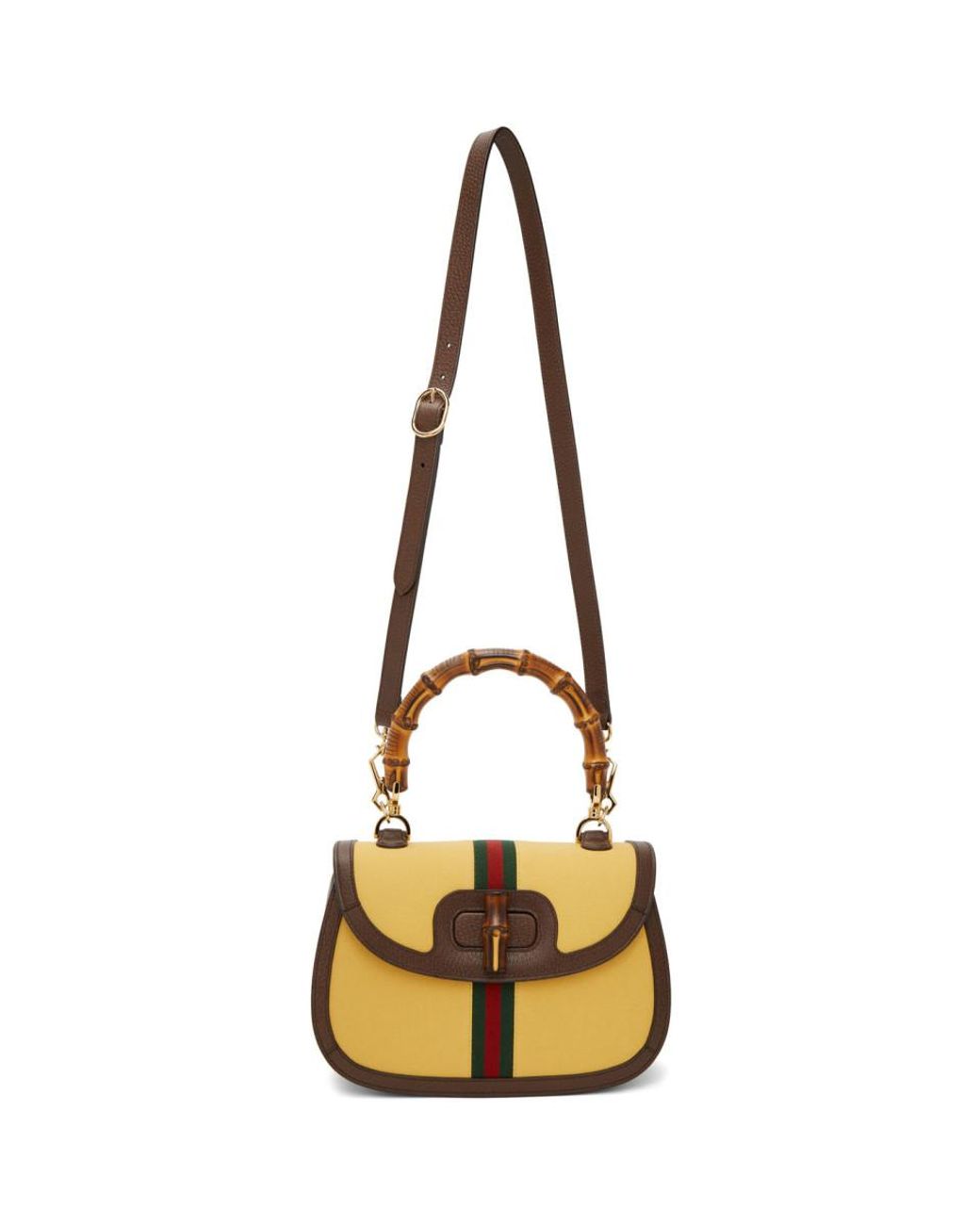 gucci bag with yellow handle