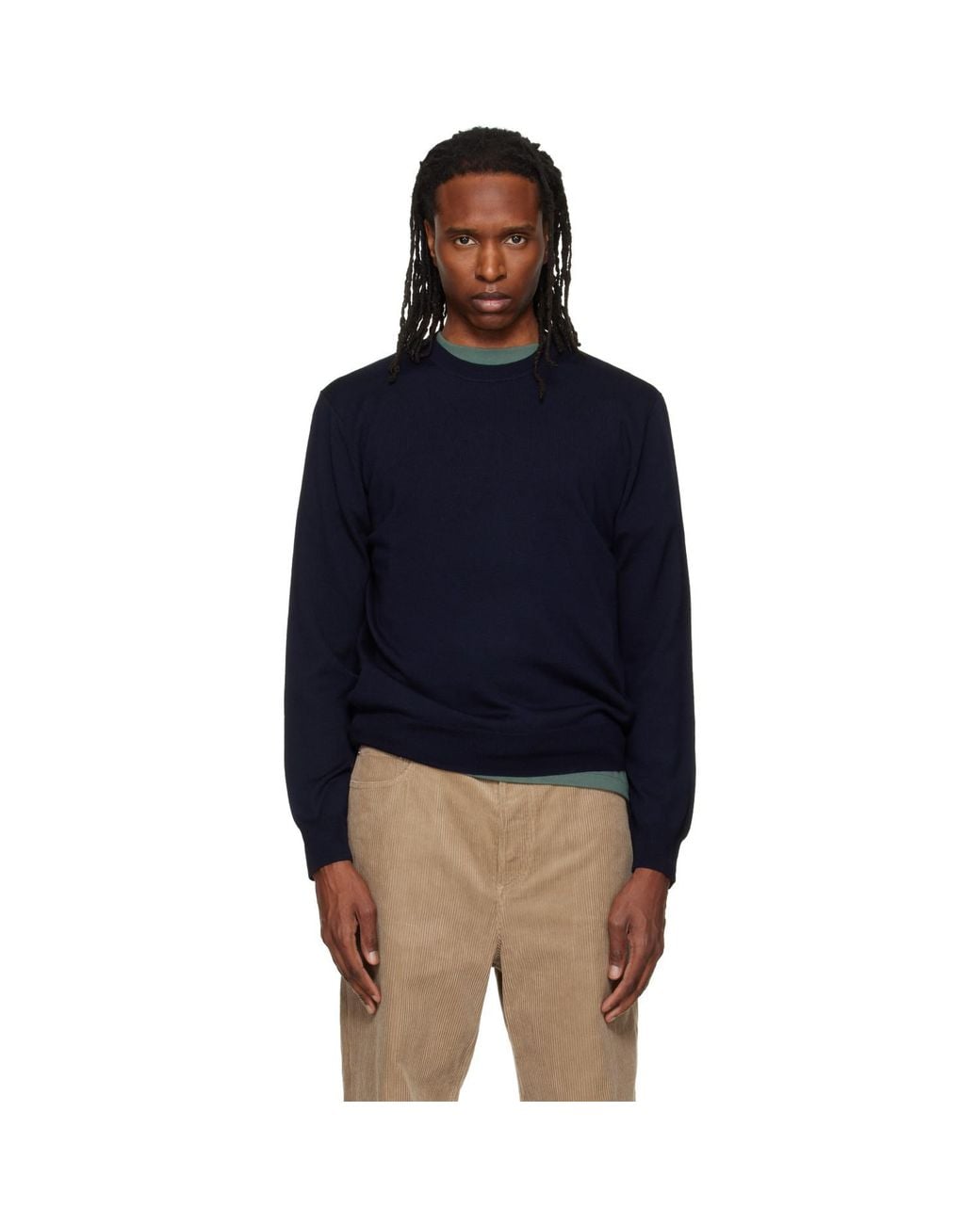 A.P.C. Blue Matthieu Wool Sweater for men