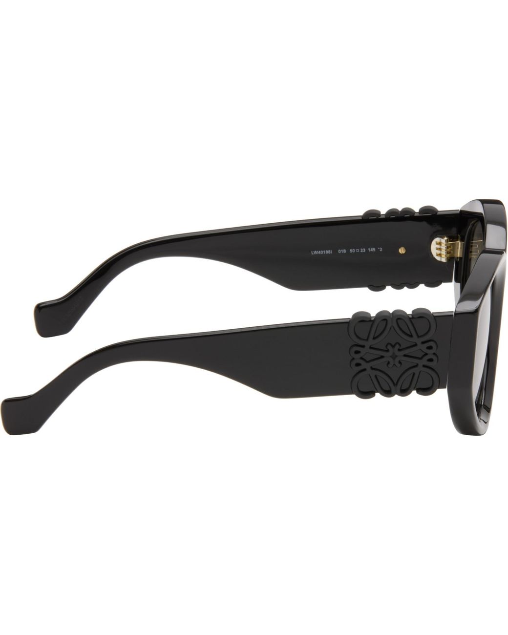 Loewe Black Maxi Anagram Butterfly Sunglasses