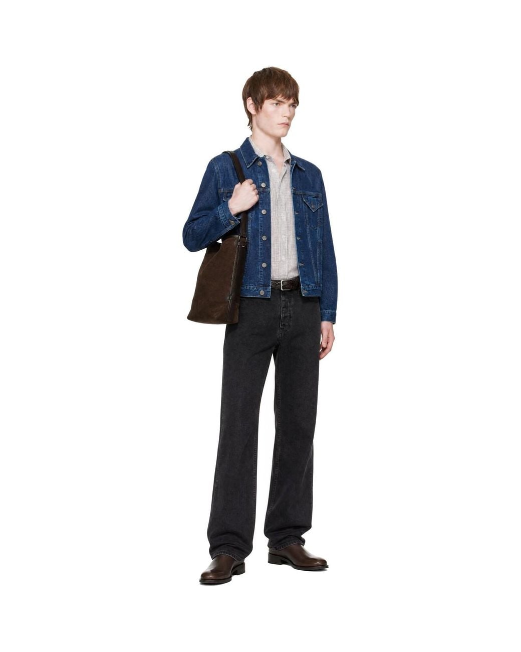 sunflower Blue Denim Trucker Jacket for men