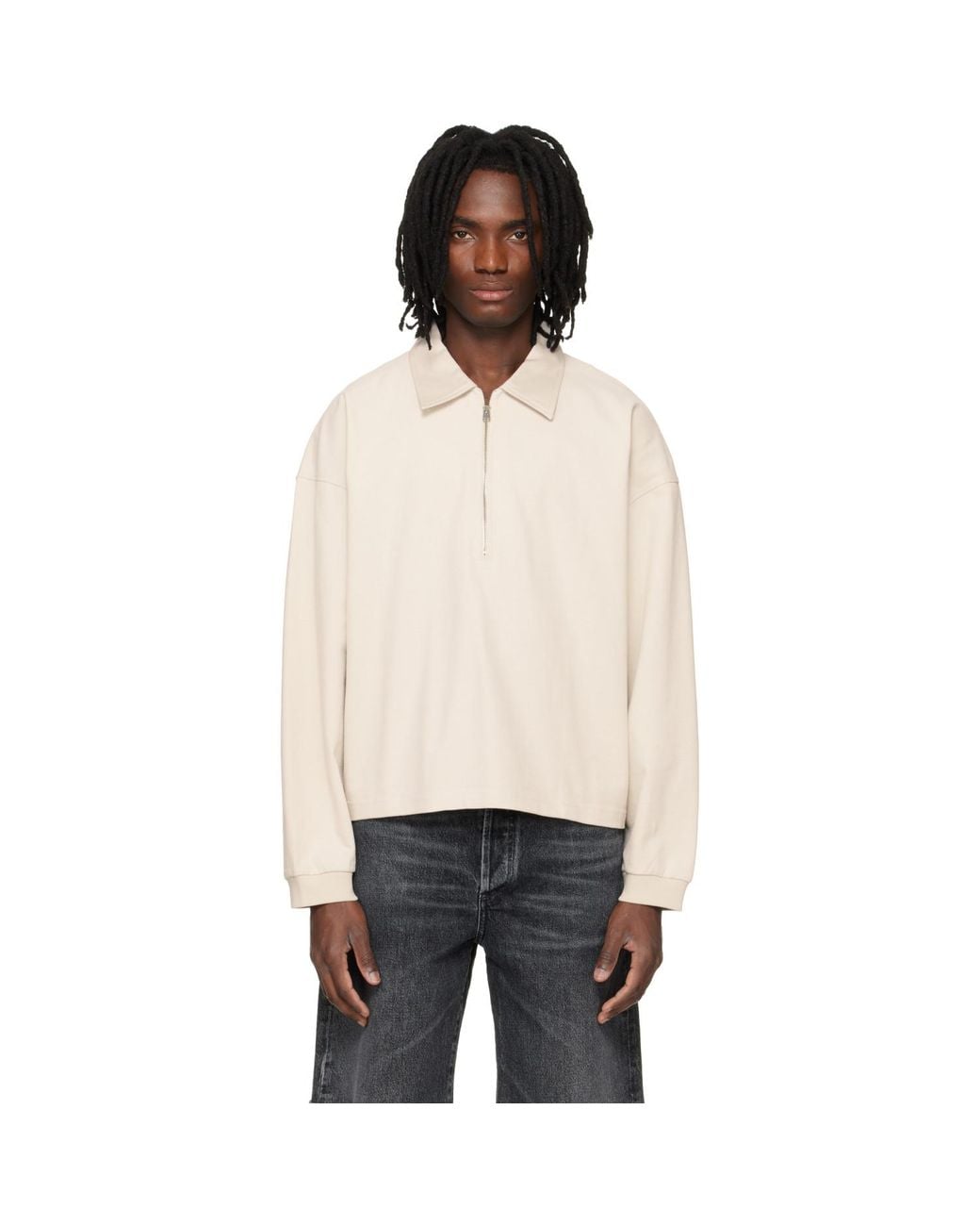 Agolde Black Darius Polo for men
