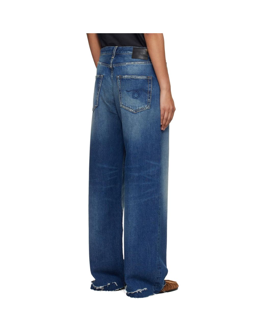 R13 Blue D'Arcy Loose Jeans