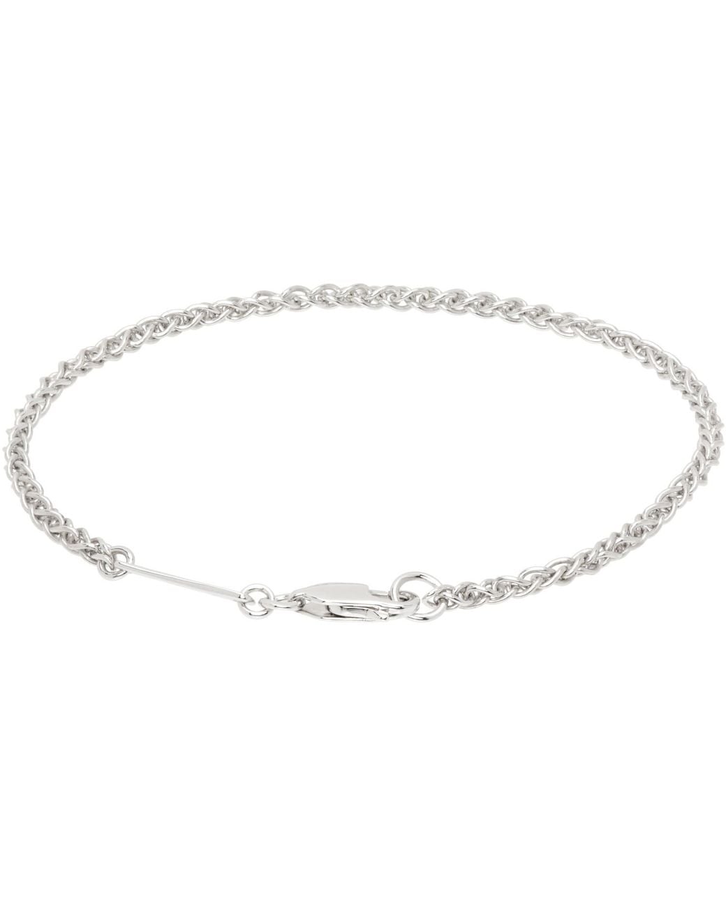 Tom Wood Metallic Spike Bracelet for men