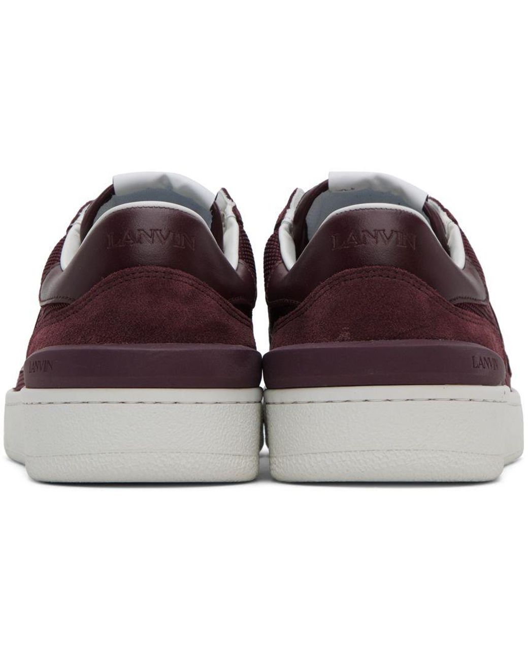 Burgundy Clay Sneakers Black for | Lyst