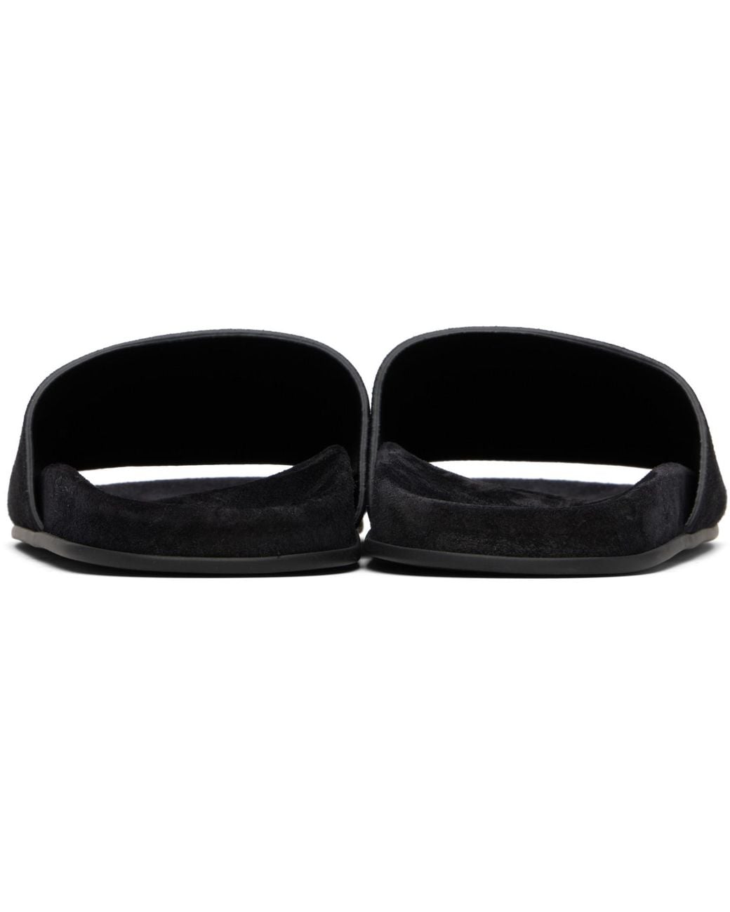 The Row Black Hugh Slides