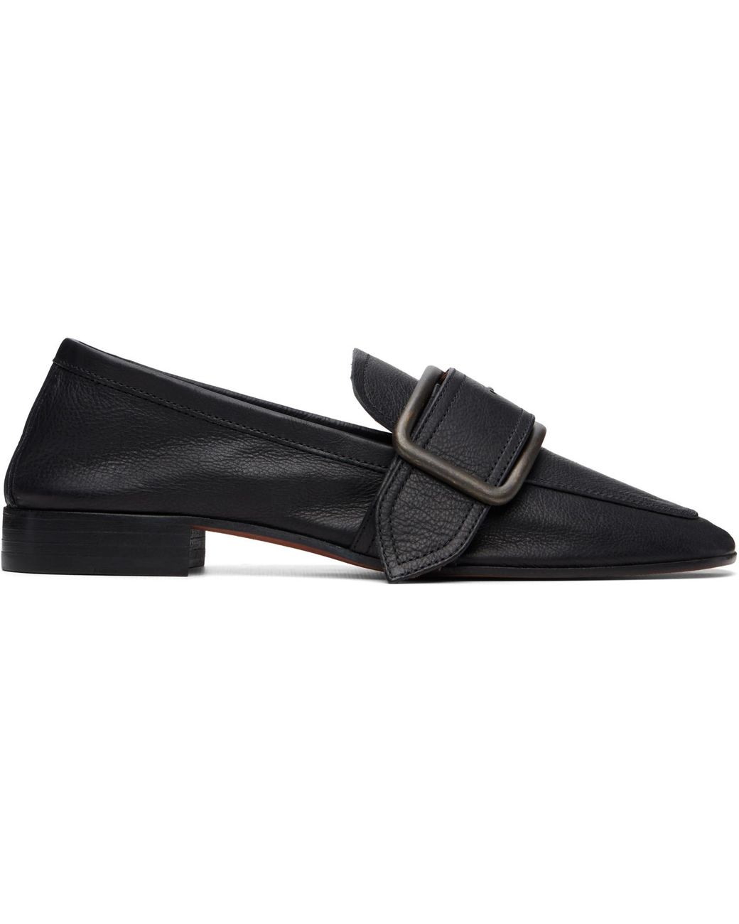 Dries Van Noten Black Buckle Loafers