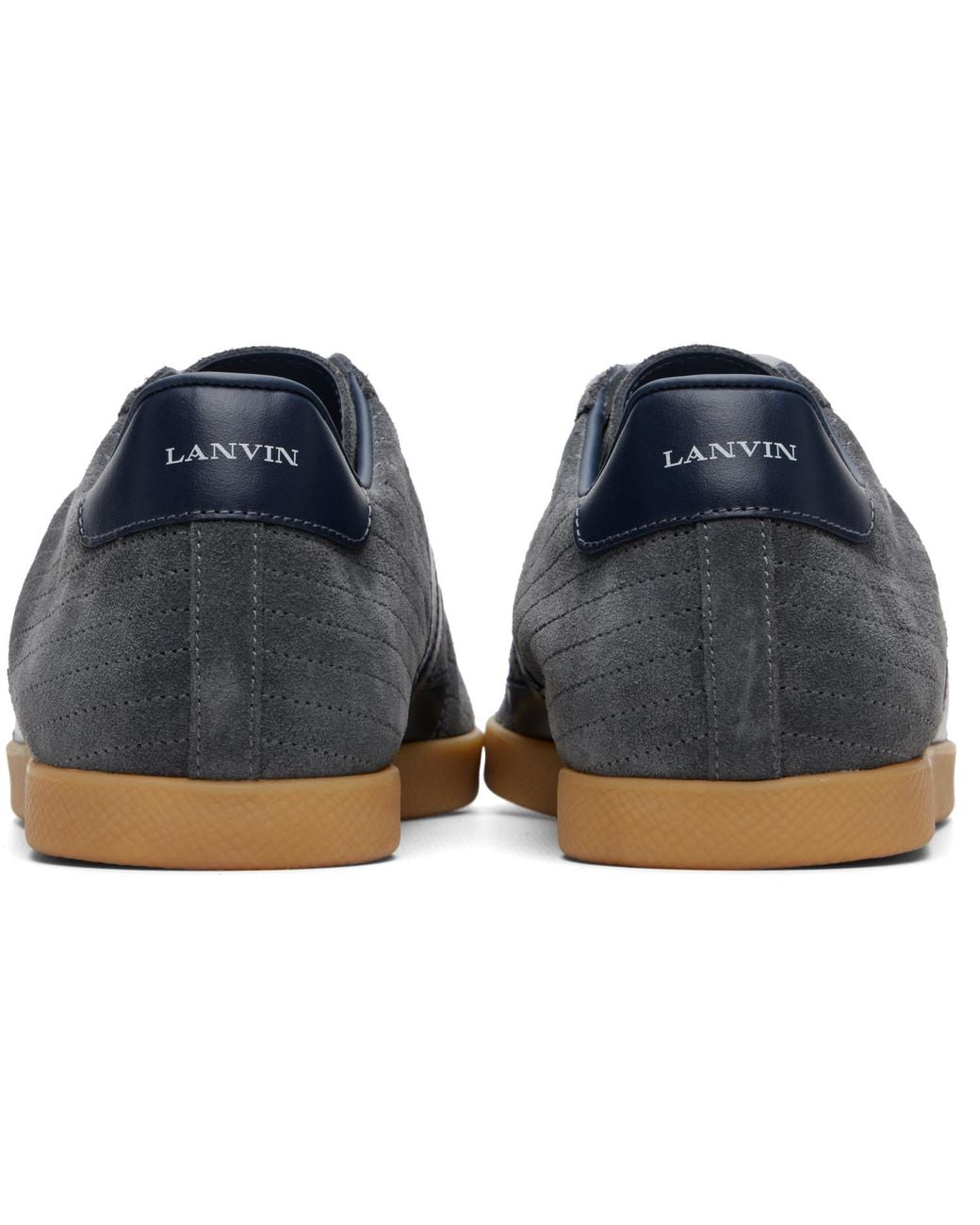 Lanvin Blue Glen Full Leather Sneakers for men